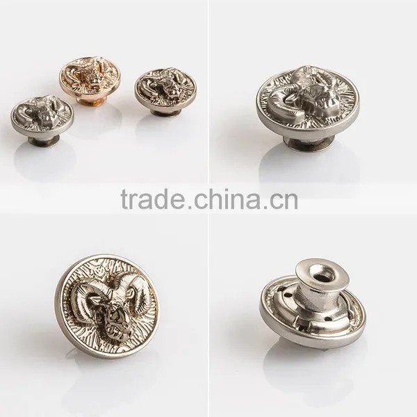 Guangzhou Custom Denim Buttons Small Gold Buttons Buttons for Suit Jacket photo-2
