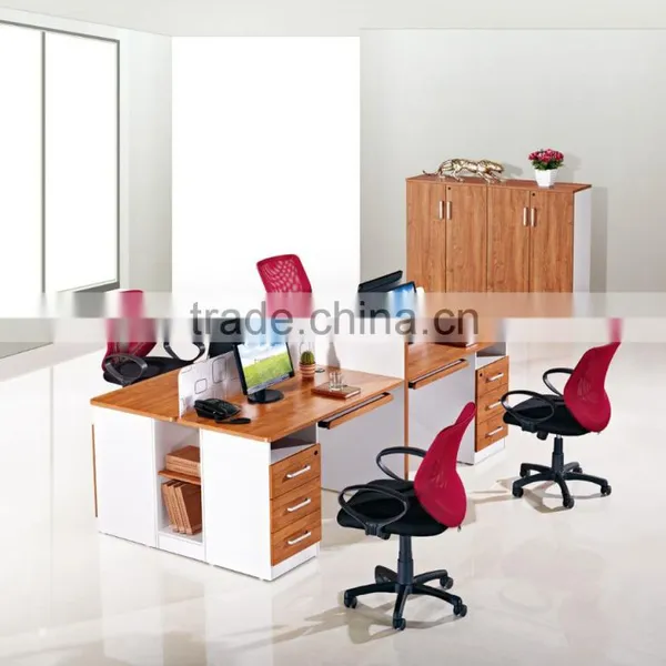 Modern 6 Person Workstation , Knock Down Furniture,office Workstation for 6 Person photo-2