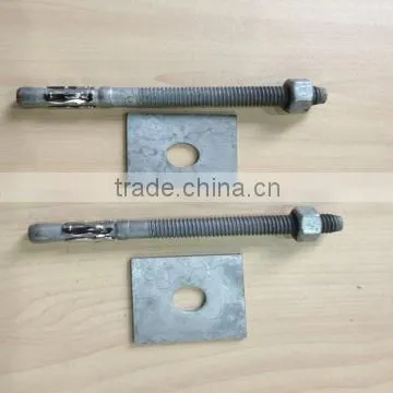 High Quality Carbon Steel Wedge Anchor Bolt HDG photo-4