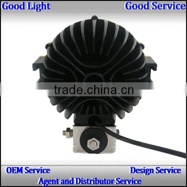 12volt 51W Led Work Light Spot/FLood Beam With RED/Black Housing Rings for J-e-ep SUV photo-6