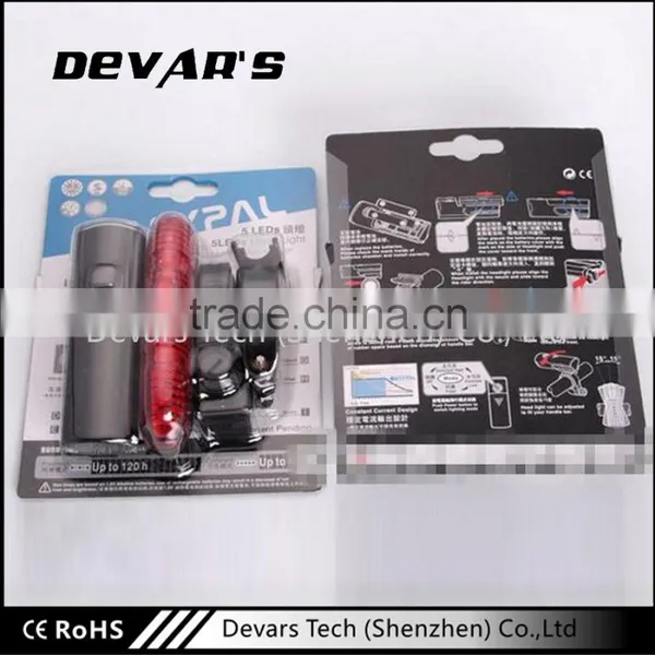 2016 High Quality and Super Bright Sllicone Bicycle Light With Battery photo-5