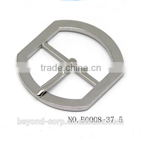 37.5MM Nickel Shiny Polishing Rounded Pin Buckle for Belt for Handbag photo-4