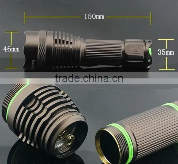 1149 Rechargeable 10w High Power T6 Led Power Style Flashlight Use 1*26650 Battery photo-5