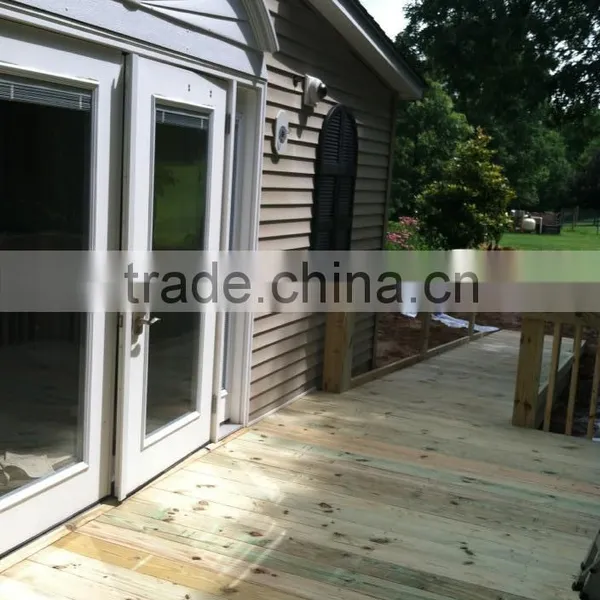 FRSTECH WPC STOCK CO LTD Tiny House 12 Square Meter Waterproof Anti-UV Stylish WPC House Round Wood Poles Machine photo-4