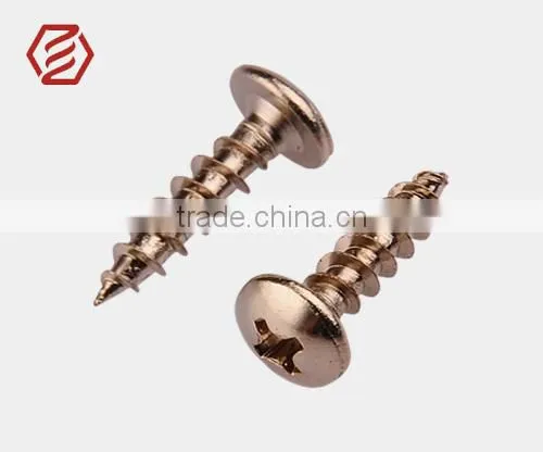 4*12 Low Steel and Hardness Ni-plated Captive Screw With 4.8 Grade