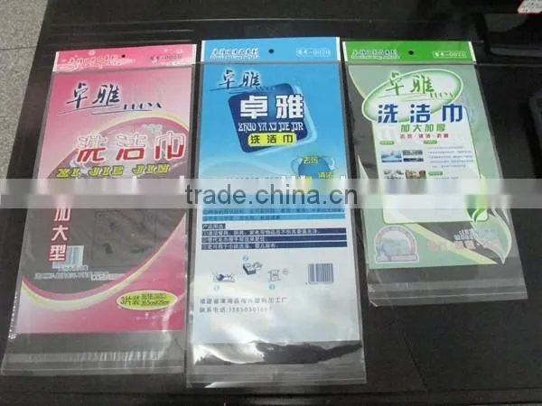 Clear BOPP Bag With Self Adhesive Flap & Customized Printing Header photo-6