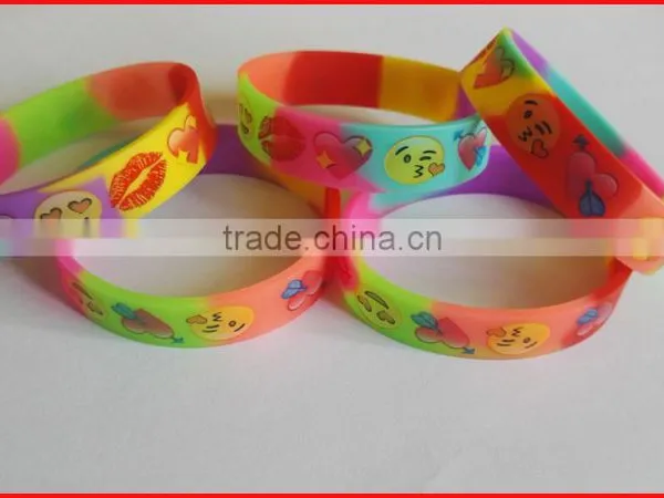Promotional Gift Emboss/debossed/silk Printing Silicon Magnetic Bracelet photo-4