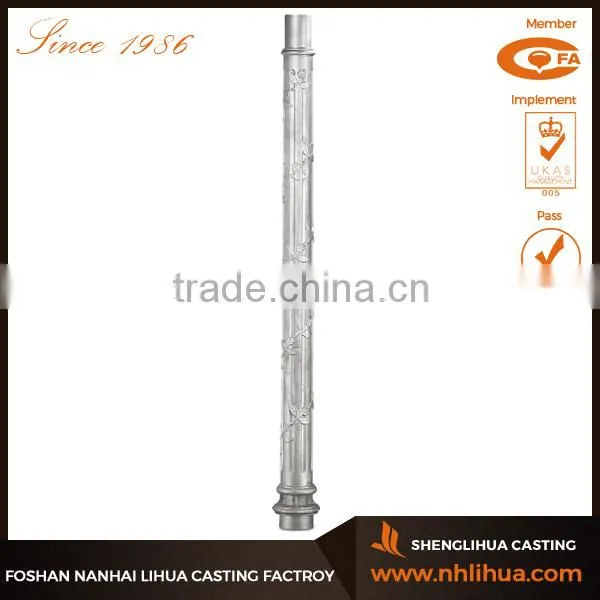 B008-1 Outdoor Post Light Cast Aluminum Street Lighting Pole