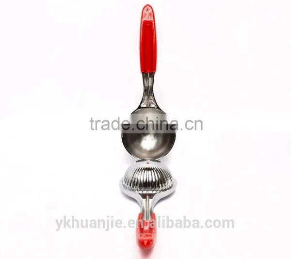 Silicone Handle Stainless Steel Lemon Juicer Citrus Juicer photo-4