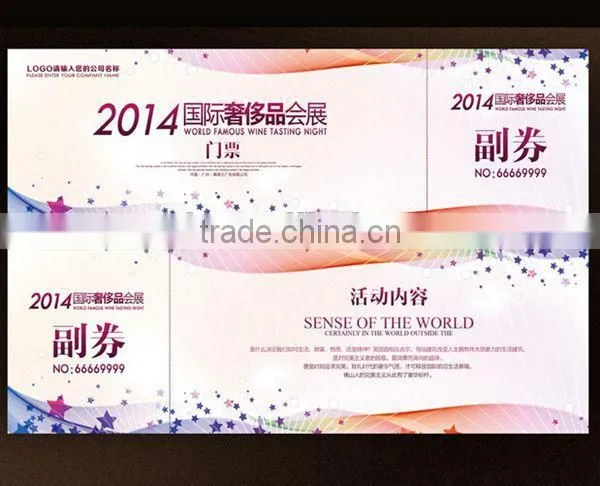 Elegance Thermal Paper Party Ticket Visiting Card photo-5