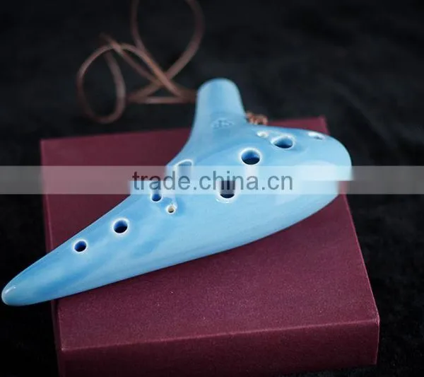 Chinese Ceramic Ocarina Flute photo-4