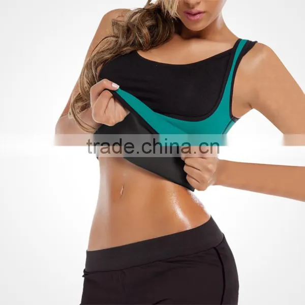 S-SHAPER 8005 Wholesale Women Ultra Sweat TShirt Camiseta Ultra Sweat Camisole Triple Sweat Thermal Sports Shirt Body Shapewear photo-2