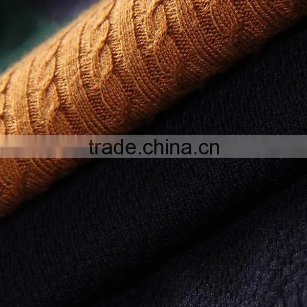 Newest Design High Quality V Collar Long Sleeve Big Stripes Pullover Thermal Underwear for Men photo-4