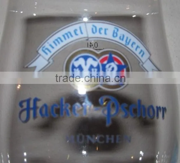 FDA,LFGB,EU Grade Drinkware Type Custom Logo Printed Stemmed Beer Glass photo-2