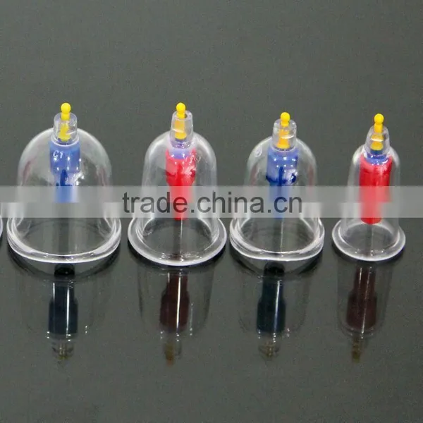 Wholesale Plastic Cupping Hijama Cupping Set 12 Cups / Vacuum Cupping Machine photo-2