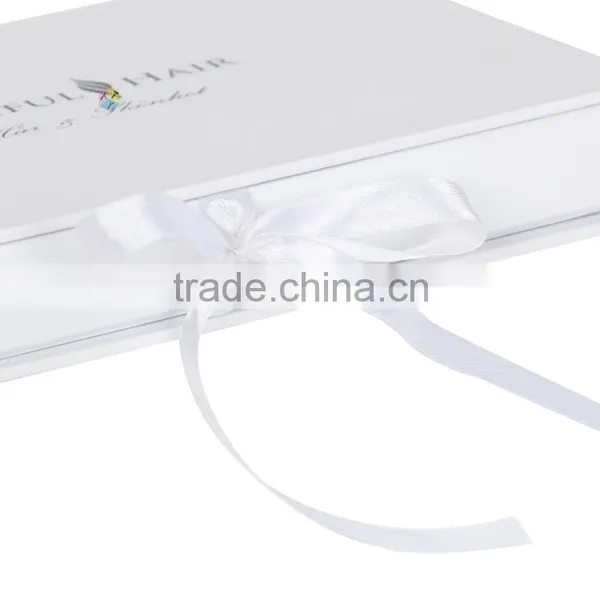 White Customized Hair Extension Packaging Box photo-5