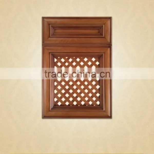 Red Timber Wood Doors for House Kitchen photo-5