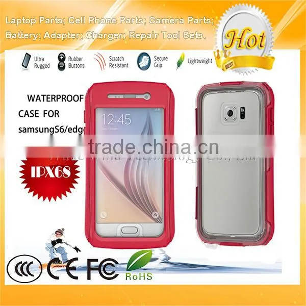 Waterproof for Samsung Galaxy S6 S6 Edge Case With Button photo-2