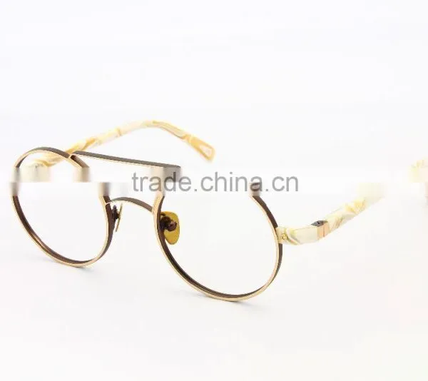 GB109 Classic Bridge Elegant Round Frame Reading Glasses photo-3