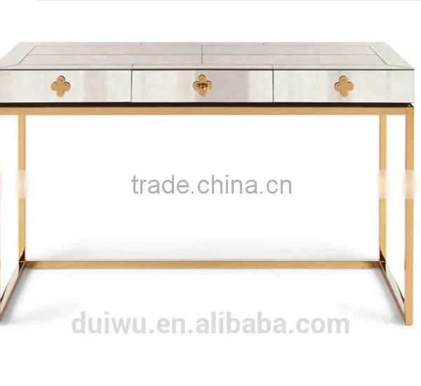 Latest Modern Wooden Executive Office Desk Side Table Design photo-2