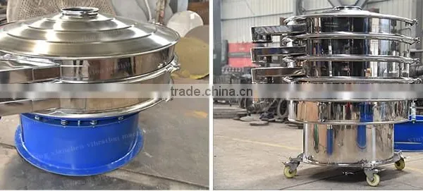 Stainless Steel Rotary Vibrating Screen for Rice Flour photo-5