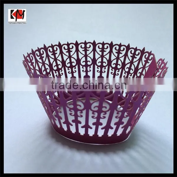 New Cheap Party Laser Cut Cupcake Wrapper photo-2
