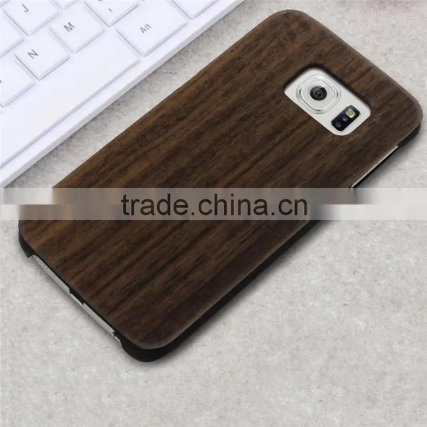 Wholesale Product! Case For Samsung Galaxy S6 PC+ Walnut Wood Cover for Samsung Galaxy S6 Edge Case for Ssamsung S6 photo-3