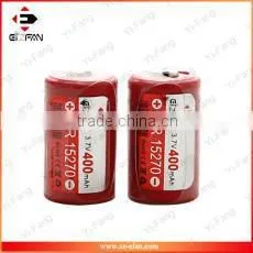 Battery EFAN 15270 400mAh 3.7V Lithium Battery Button Top