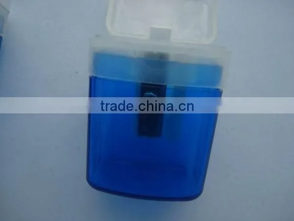 High Quality New Factory Plastic Square Pencil Sharpener for Logo Printing photo-5