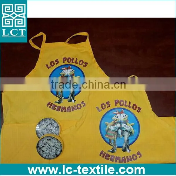 Las Pollos Cheap Cotton Compressed Apron for Promotion LCTN2009 photo-2
