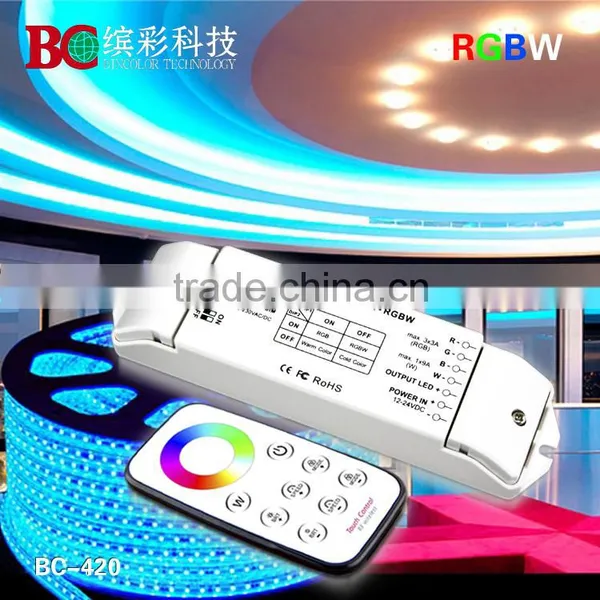 4 Channels Rgbw Strip Led RGBW Controller Wireless 5-24V With Push Dimming photo-2
