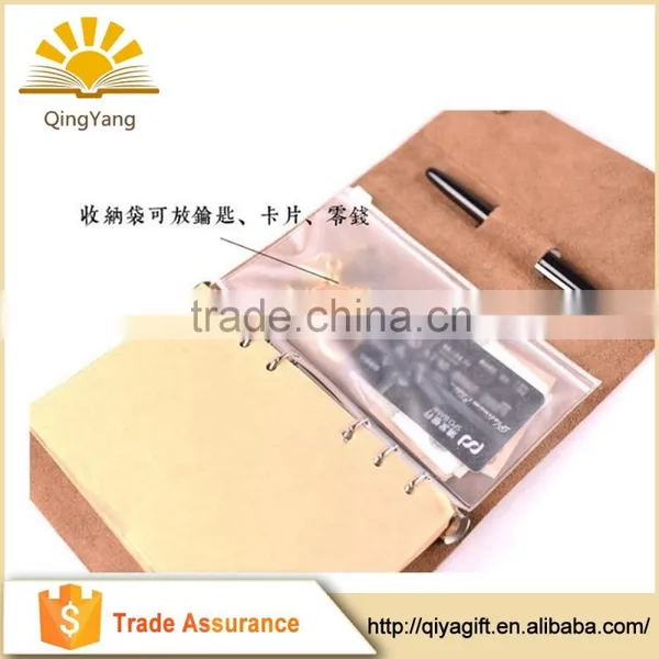 New Style Travel Vintage Leather Journal 2017 Portfolio Notebook