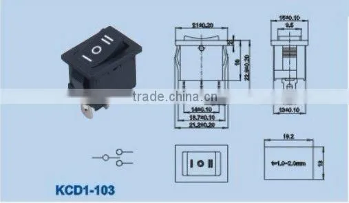 3 Way Rocker Switch KCD1-103 photo-4