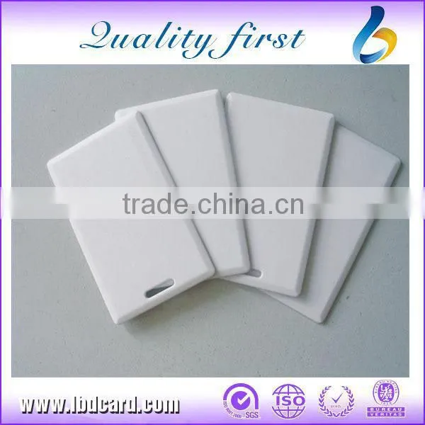 White Blank Unique 125 KHz EM4200 ID Badges With UID Printing photo-6