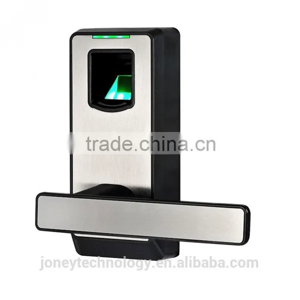 Rugged Abs Plastic Casing Bometric Fingerprint Smart Handle Door Lock photo-2