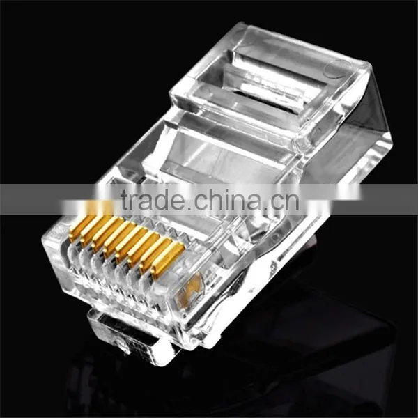 High Quality Cat5e Utp Rj45 8p8c Plug, LAN RJ45 Adapter Connector photo-2