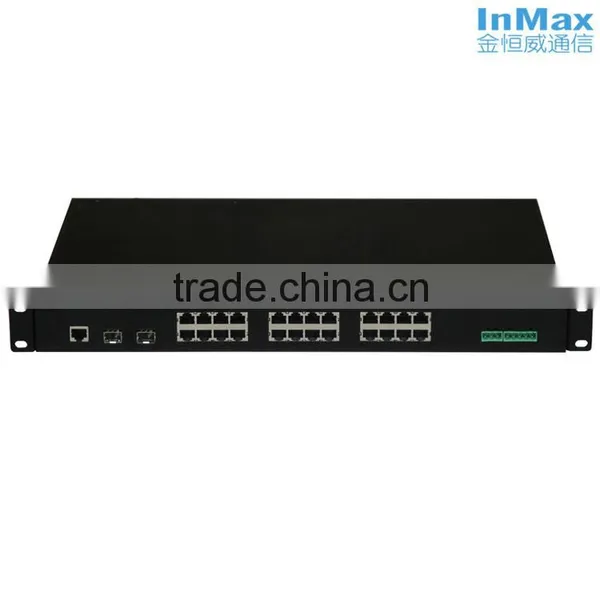 24 Ports Rack-Mount 2x1000M FX(SFP Slot) and 24x10/100MBase TX Gigabit Managed Industrial PoE Switches photo-3