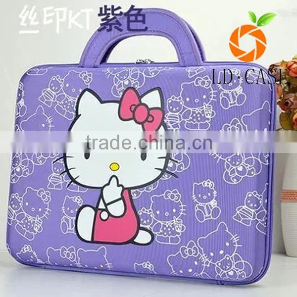 Lovely Hello Kitty Printed Antifriction Cut Style Laptop Sleeve Bags photo-2