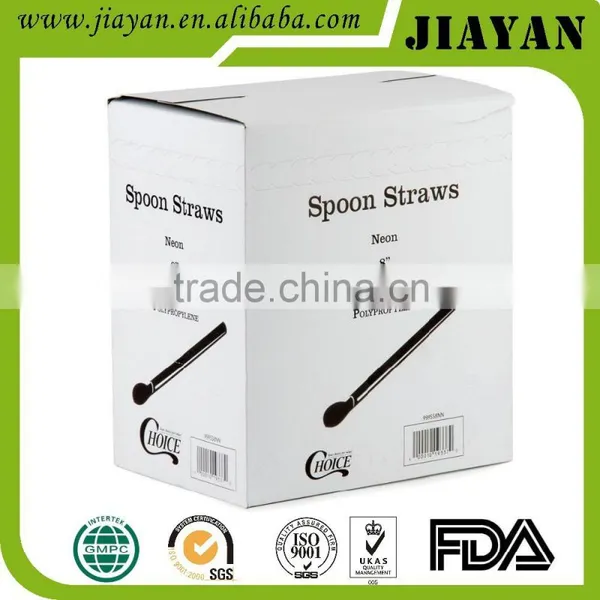 2015 Hot Sale Multifunctional Colorful Spoon Drinking Straws photo-2