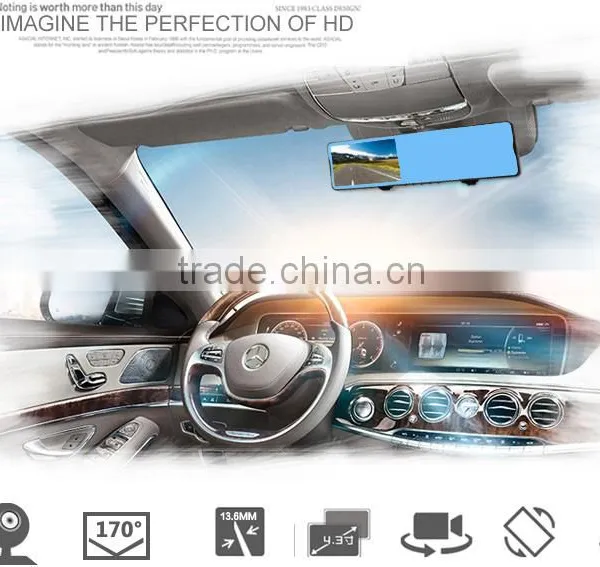 New Full HD 1080P Car Dvr Camera Night Vision 4.3 Inch Rearview Mirror Digital Video Recorder Dual Lens Registrar Camcorder 168 photo-6