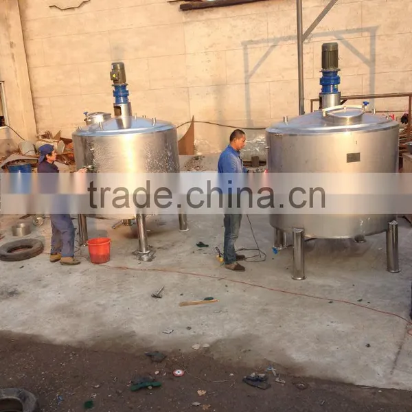 SS304 Mixing Tank (steam Heating and Water Cooling)