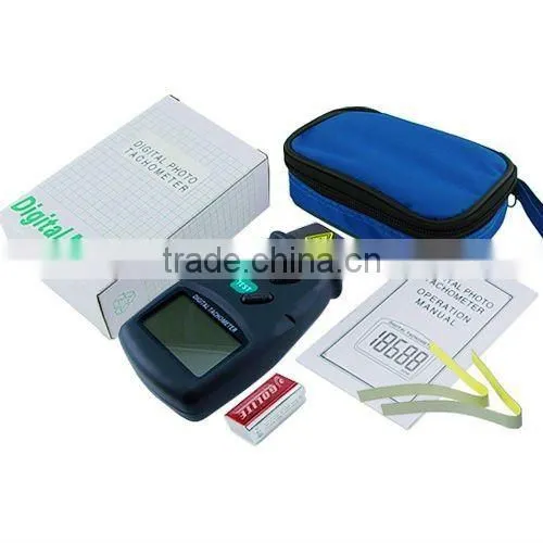 Digital LED Laser Photo Non Contact Tach Tachometer 2.5 to 99,999 RPM Rotational Speed Test Range photo-2