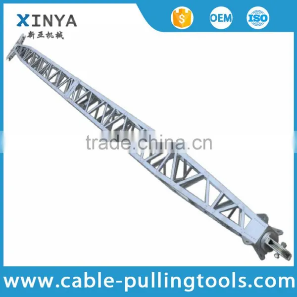 Aluminum Alloy Inner Suspended Lattice Gin Pole for Erection Tower photo-2