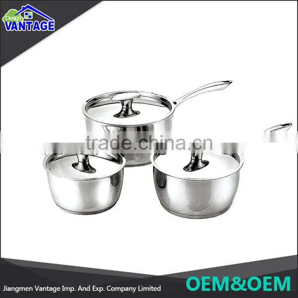 Mirror Polishing Popular Designed Stainless Steel Mini Cooking Pot With Cast Steel Handle and Lid photo-4