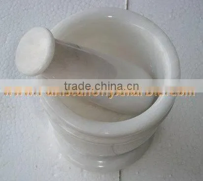 MARBLE MORTAR AND PESTLE HANDICRAFTS photo-6
