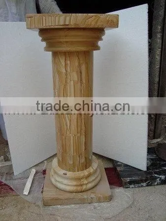 BEAUTIFUL TEAKWOOD MARBLE PEDESTALS photo-3