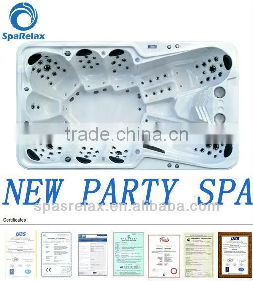 Economic New Arrival Party Spa/ Outdoor Jacuzzy &Massage Big Bathtub for Luxury Life---(A870)