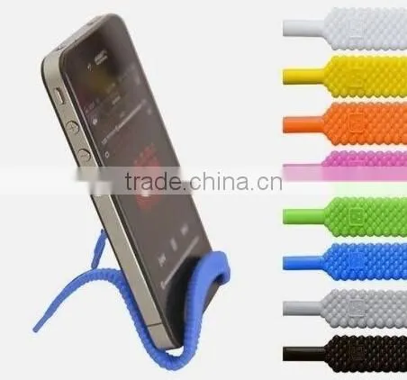 Silicone Cable Holder&shoelace Shaped Silicone Cable Tie&silicone Phone Stand photo-3