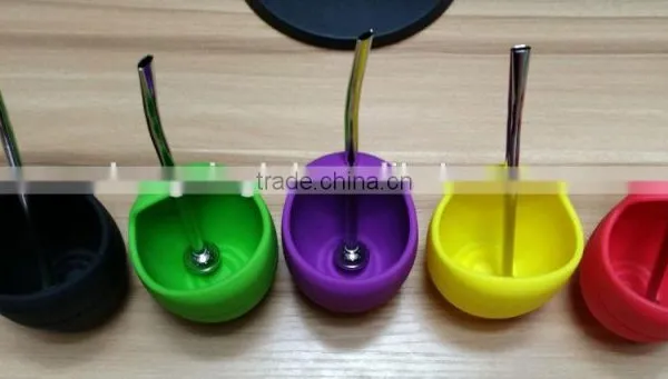 Silicone Yerba Mate Cup,Silicone Yerba Mate Gourd With Bombilla photo-2
