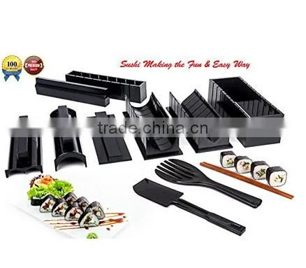 Sushi Making Kit With Rice Press Mold Set. Various Shapes Sizes-Round Mickey Mouse Ears-Perfect Roll Maker Tools photo-3